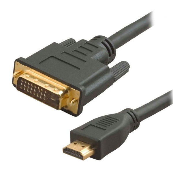 POWERTECH καλώδιο HDMI 19pin σε DVI 24+1 ...