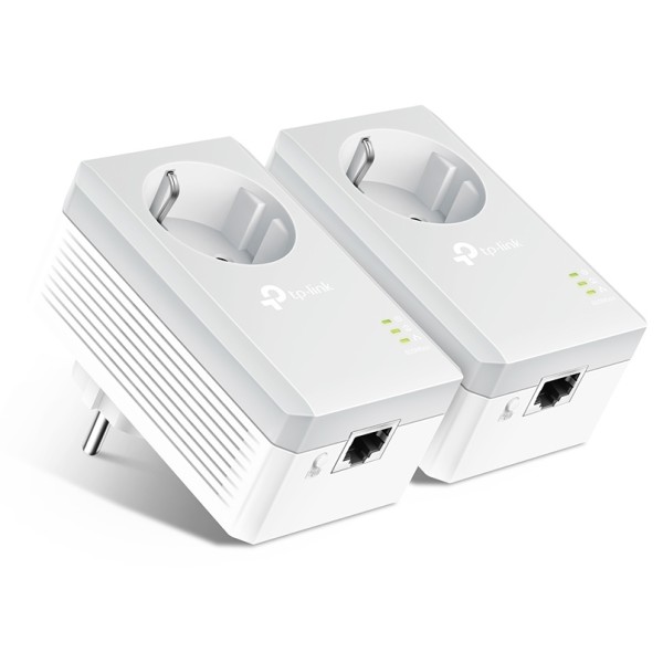 TP-LINK AV600 Passthrough Powerline Starter Kit TL...