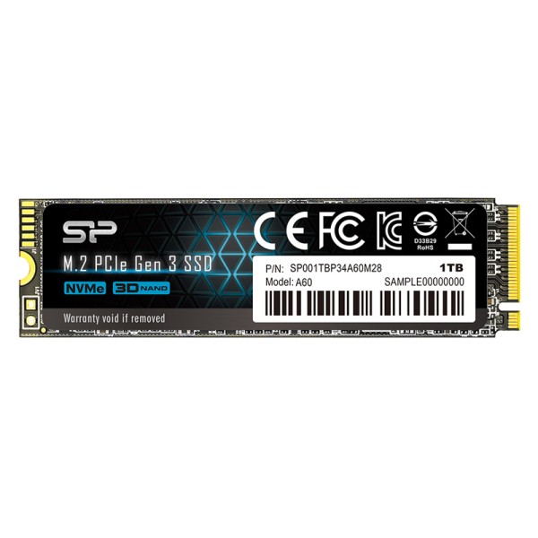 SILICON POWER SSD PCIe Gen3x4 P34A60 M.2 2280, 1TB...