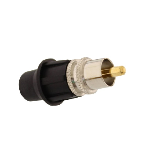 TELECOM RCA male universal connector, με καπ...