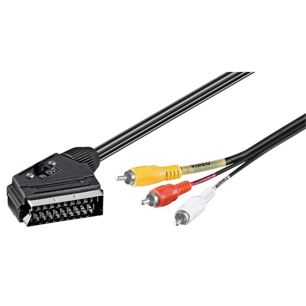 GOOBAY καλώδιο SCART 21-pin σε 3x RCA 503...