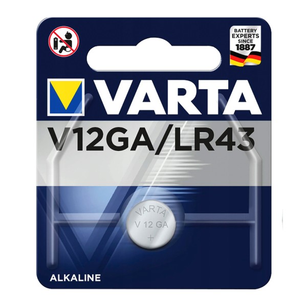 VARTA αλκαλική μπαταρία LR43, 1.5V...