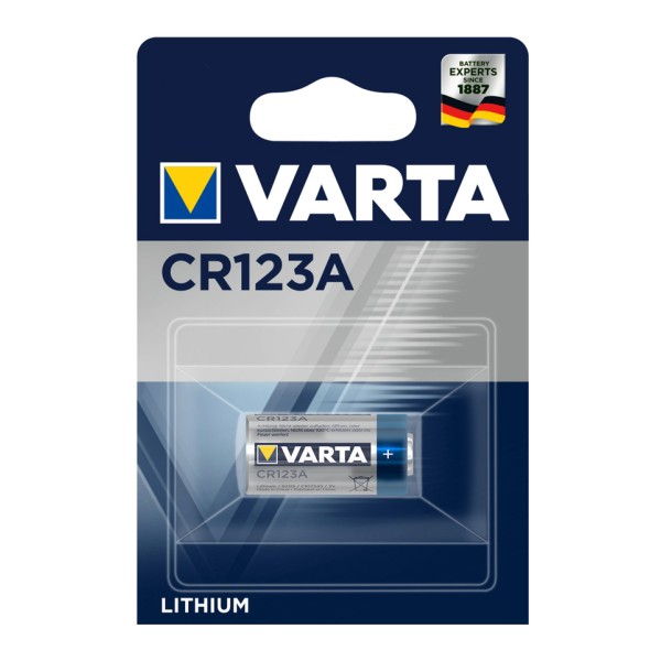 VARTA μπαταρία λιθίου CR123A, 3V, 1...