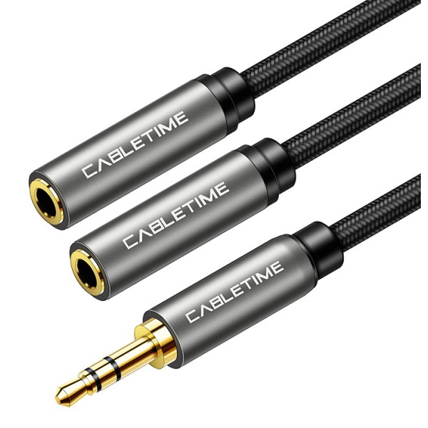 CABLETIME καλώδιο ήχου 3.5mm σε 2x 3....