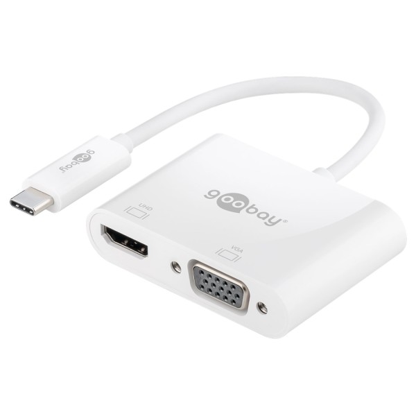 GOOBAY αντάπτορας USB-C σε HDMI + VGA ...