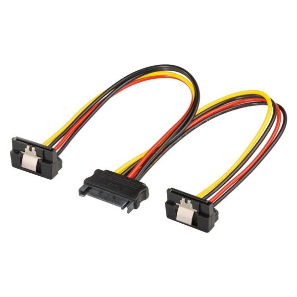 POWERTECH καλώδιο SATA 15pin male σε 2x 1...