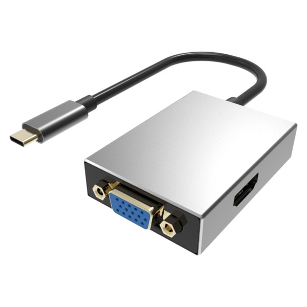 POWERTECH αντάπτορας USB-C σε HDMI/VGA...