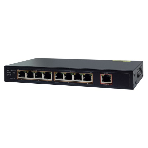 FOLKSAFE PoE Ethernet Switch FS-S1008EP-E, 8 Ports...