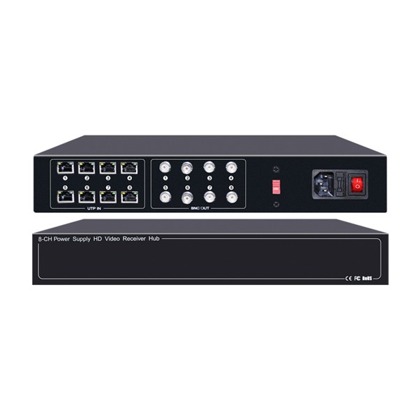 FOLKSAFE video and power receiver hub FS-HD4608VPS...