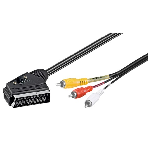 GOOBAY καλώδιο SCART 21-pin σε 3x RCA 503...