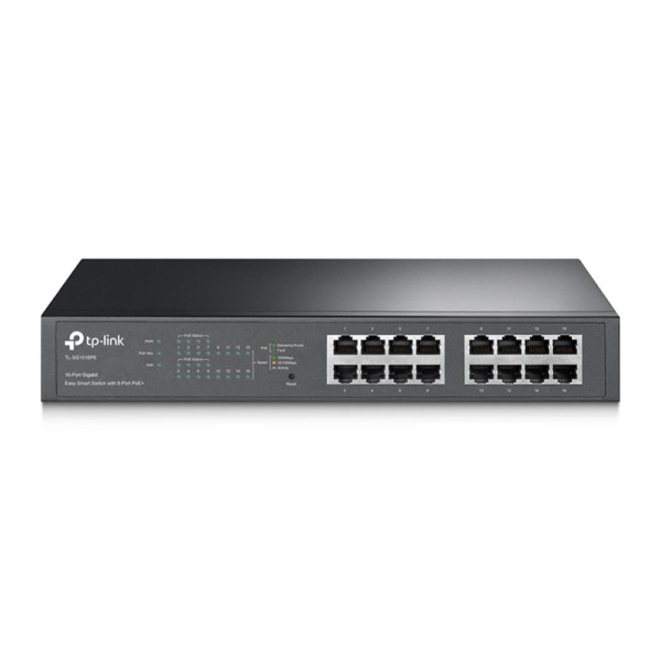 TP-LINK easy smart switch TL-SG1016PE, 16-Port Gig...