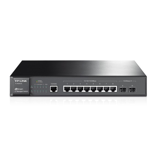 TP-LINK JetStream L2+ managed switch TL-SG3210, 8-...