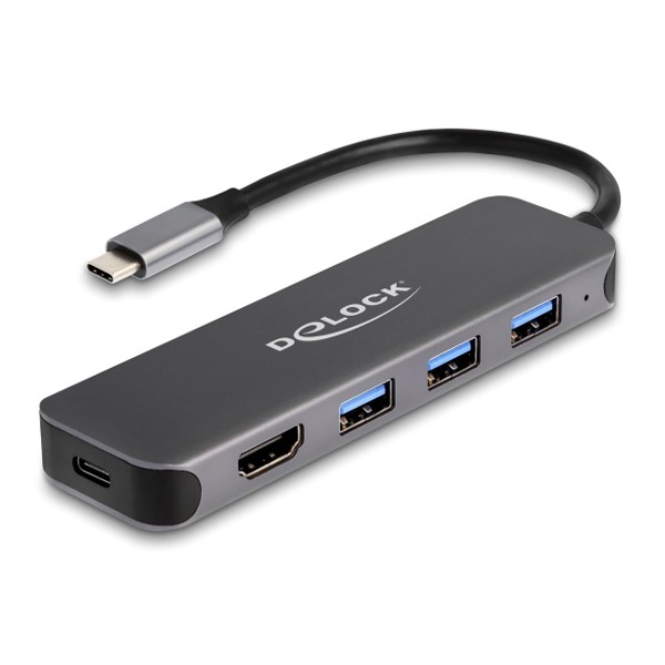 DELOCK docking station 64171, 5 θυρών, USB-C ...