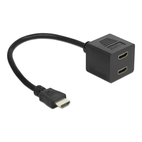 DELOCK HDMI splitter 65226 με Ethernet, 2 σε 1...