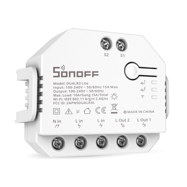 SONOFF smart διακόπτης DUALR3 Lite, 2-Gan...