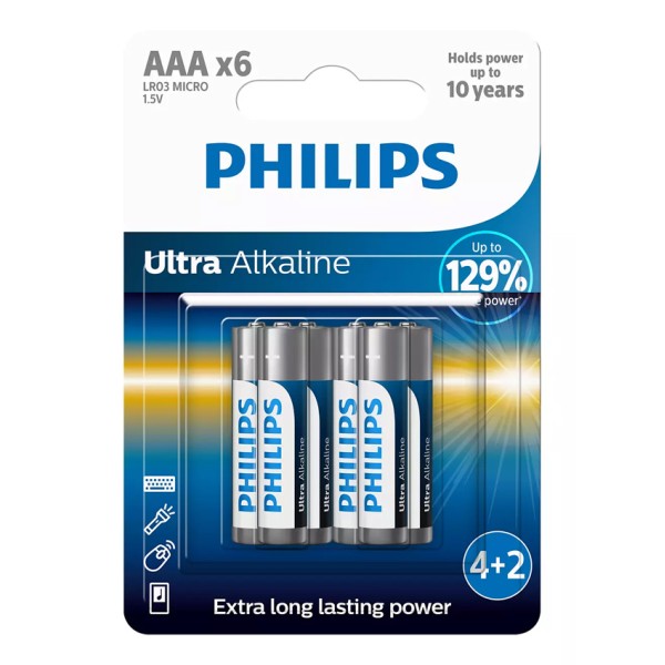 PHILIPS Ultra αλκαλικές μπαταρίε...