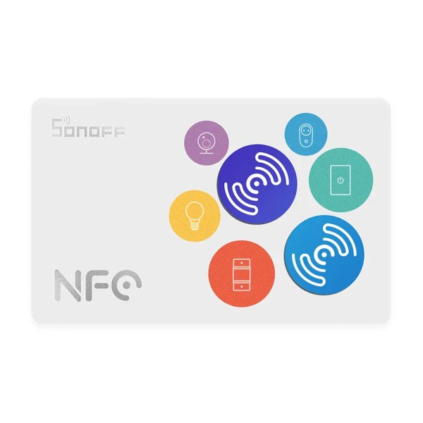 SONOFF smart αυτοκόλλητο NFC Tag, κά...