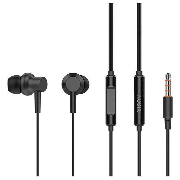 YISON earphones με μικρόφωνο X2, 3.5mm ...