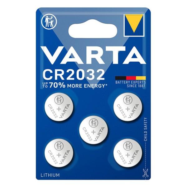 VARTA μπαταρία λιθίου CR2032, 3V, 5...