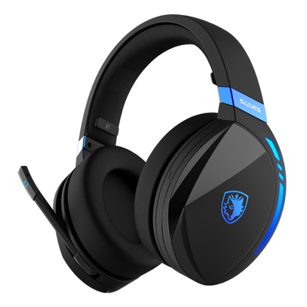 SADES gaming headset Warden I, wireless + wired. m...