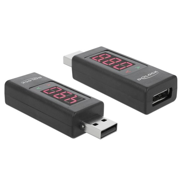 DELOCK αντάπτορας USB 65569 με οθό...