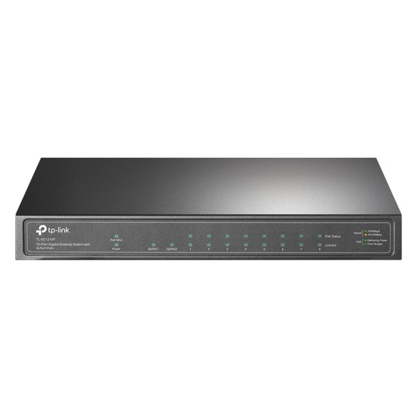 TP-LINK desktop switch TL-SG1210P, 10-Port Gigabit...