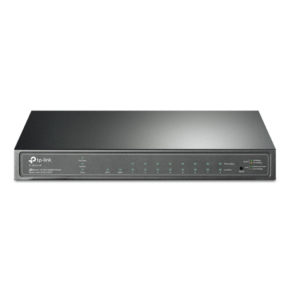 TP-LINK JetStream switch TL-SG2210P, 10-Port Gigab...