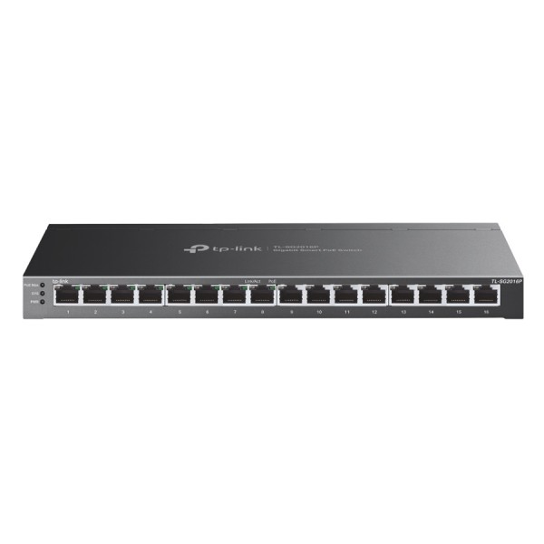 TP-LINK JetStream switch TL-SG2016P, 16-Port Gigab...