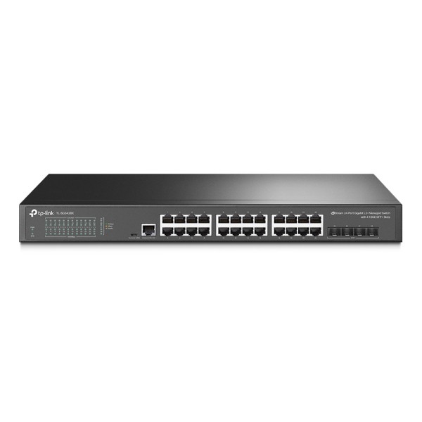 TP-LINK L2+ Managed Switch TL-SG3428X, 24-Port Gig...