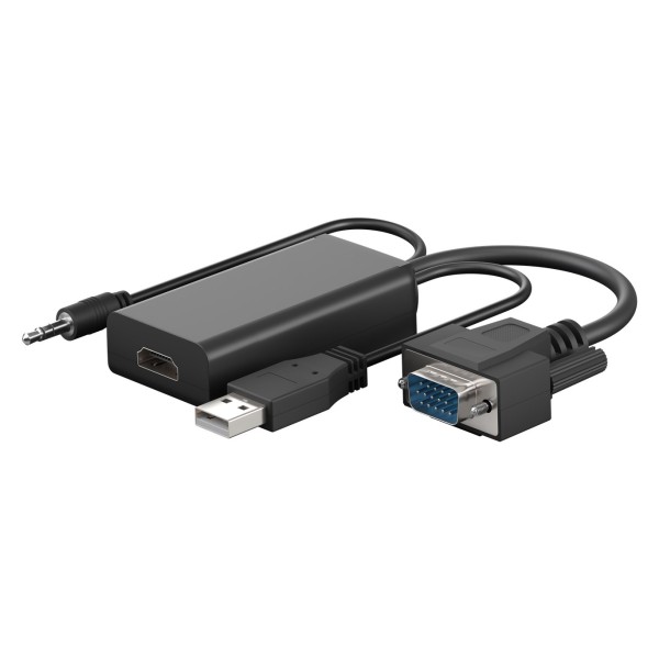 GOOBAY αντάπτορας VGA σε HDMI 61259, 3...