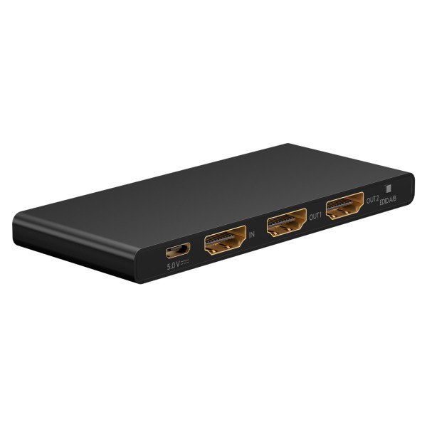 GOOBAY HDMI splitter 58481, 1-in σε 2-out, 4K/60...