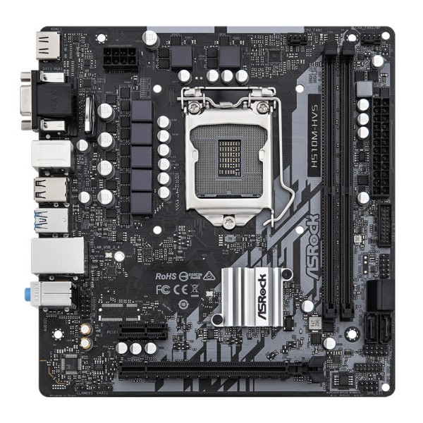 ASROCK μητρική H510M-HVS R.2, 2x DDR4, s120...