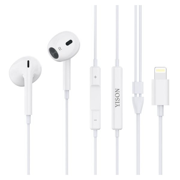 YISON earphones με μικρόφωνο X7, Lightn...