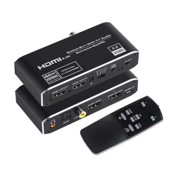 HDMI switch CAB-H150 με τηλεχειριστή...