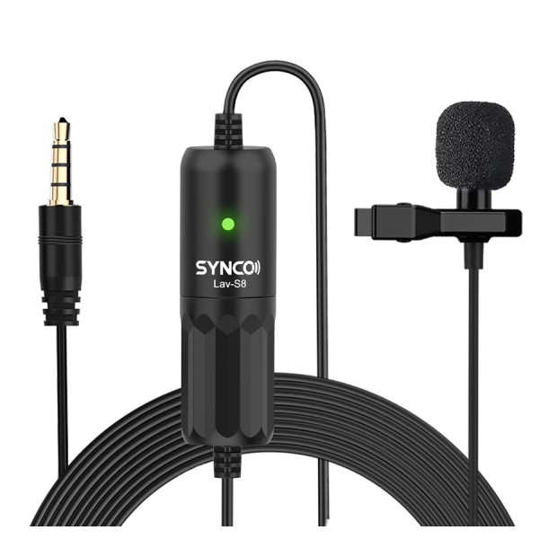 SYNCO μικρόφωνο Lav-S8 με clip-on, omni...