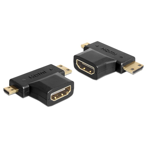 DELOCK αντάπτορας HDMI σε HDMI mini + ...