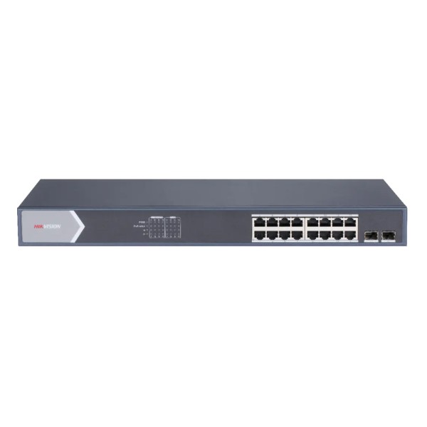 HIKVISION Managed switch DS-3E1518P-SI, 16x PoE &a...