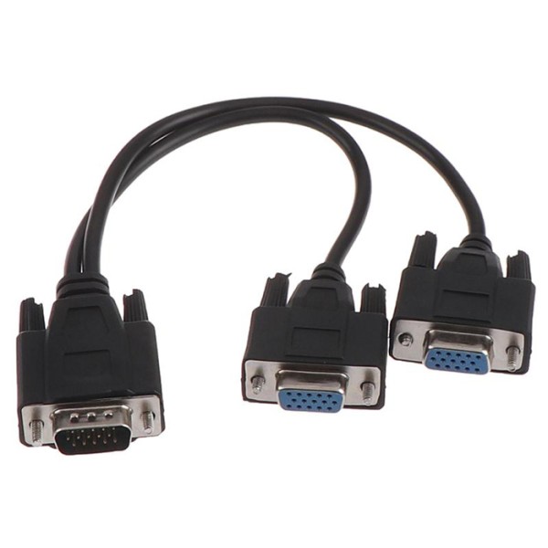 POWERTECH VGA splitter CAB-G039, 2 σε 1, HD, 0.2...