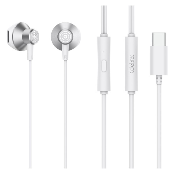 CELEBRAT earphones με μικρόφωνο D14, US...