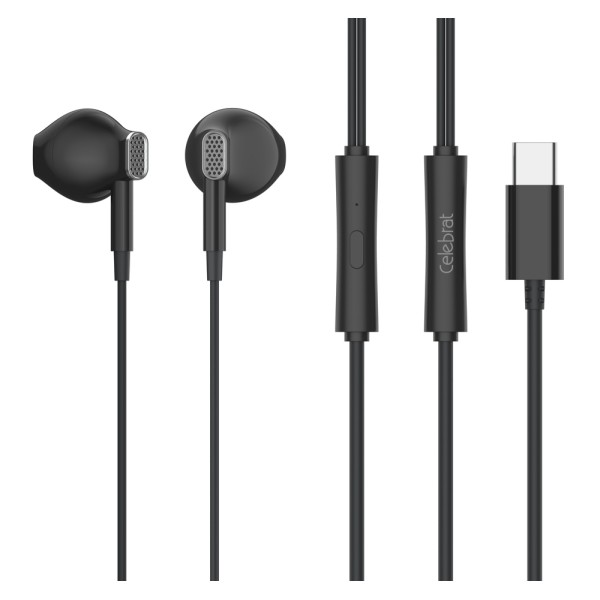 CELEBRAT earphones με μικρόφωνο D12, US...