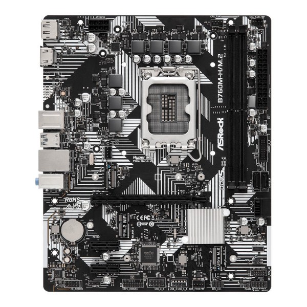 ASROCK μητρική B760M-H/M.2, 2x DDR5, s1700,...