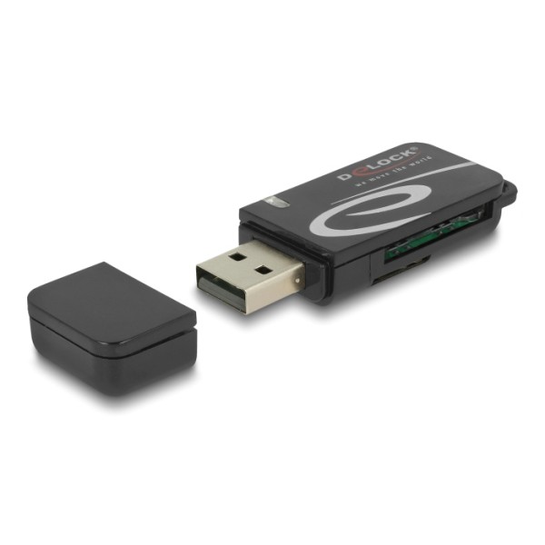 DELOCK card reader 91602 για SD + micro SD, USB...