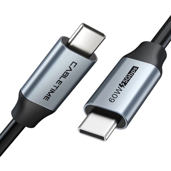 CABLETIME καλώδιο USB-C CMCM60, 60W PD, 5Gb...