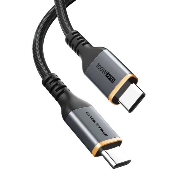 CABLETIME καλώδιο USB-C CT-CM100, 100W PD, ...