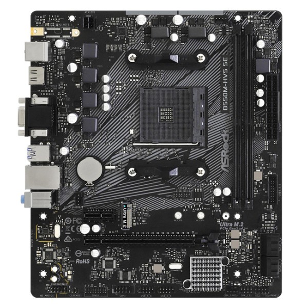 ASROCK μητρική B550M-HVS SE, 2x DDR4, AM4, ...