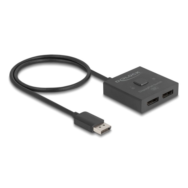 DELOCK DisplayPort switch 18906, 2 σε 1, bidirec...