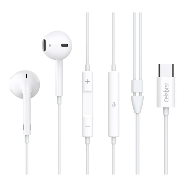 CELEBRAT earphones με μικρόφωνο E500, U...