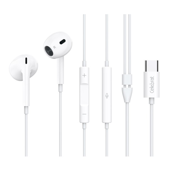 CELEBRAT earphones με μικρόφωνο E400, U...