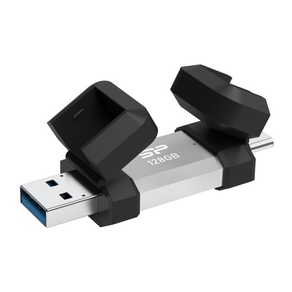 SILICON POWER USB Flash Drive C51, USB/USB-C, 128G...