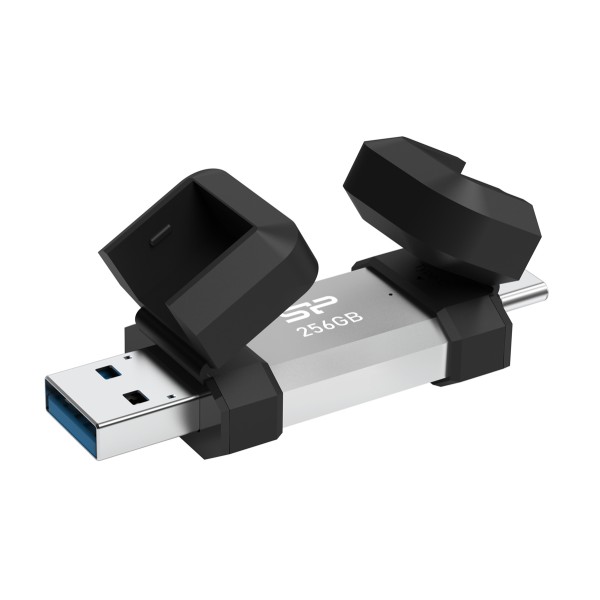 SILICON POWER USB Flash Drive C51, USB/USB-C, 256G...